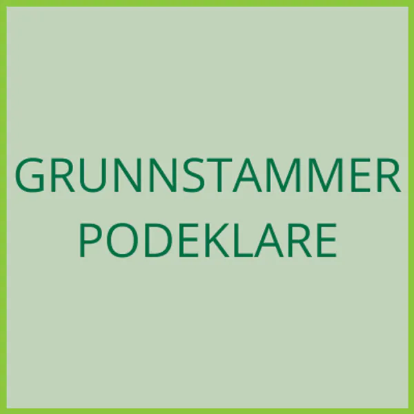 Hovedbilde Grunnstammer, podeklare - levering 2028